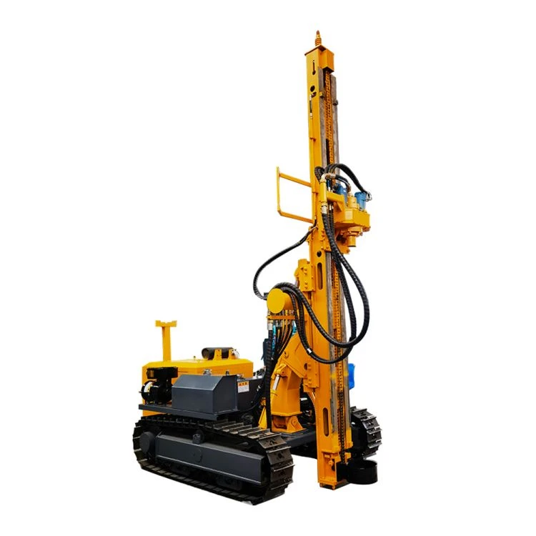 Rig Pengeboran Batu Fotovoltaik Crawler Multifungsi MWGF150