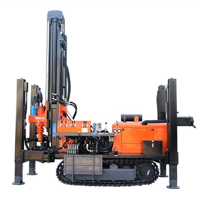 Rig pengeboran sumur air crawler