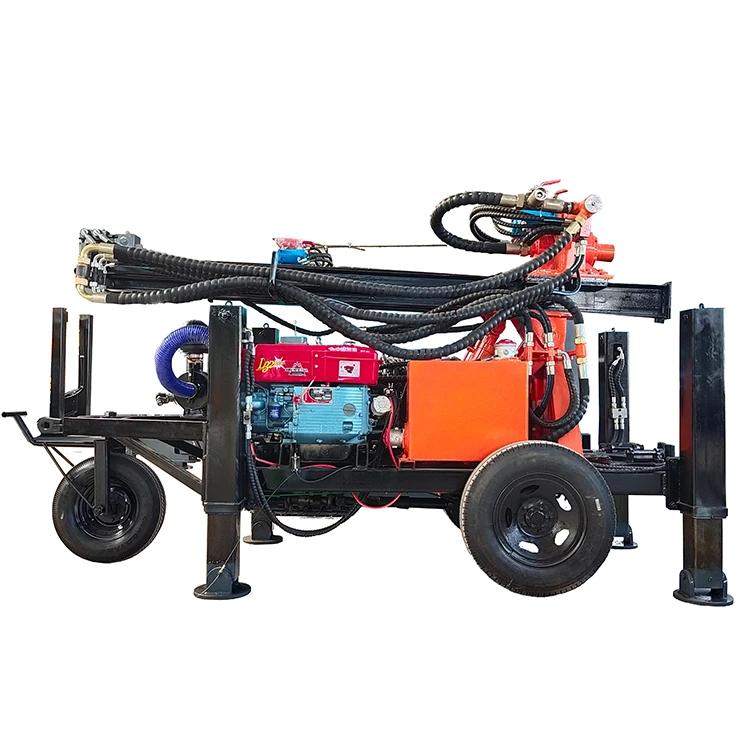 Rig Pengeboran Sumur Air Hidraulik Roda MW130