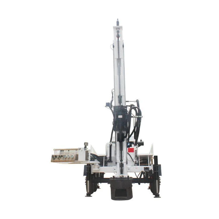 Rig Pengeboran Sumur Air Tipe Trailer Putih SLY410