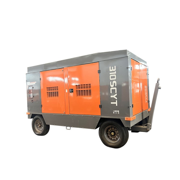 Portable Diesel Screw Air Compressor For Water Water Drilling Rig